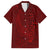 Oxblood Polynesia Family Matching Tank Maxi Dress and Hawaiian Shirt Hawaiian Tribal Hammerhead Shark Tattoo