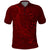 Oxblood Polynesia Polo Shirt Hawaiian Tribal Hammerhead Shark Tattoo