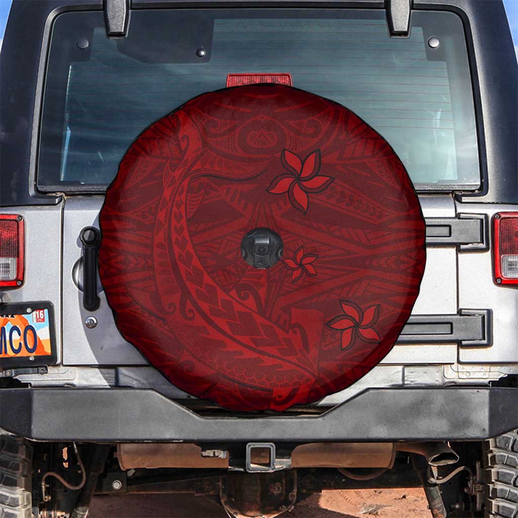 Oxblood Polynesia Spare Tire Cover Hawaiian Tribal Hammerhead Shark Tattoo LT14 Oxblood - Polynesian Pride