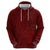 Oxblood Polynesia Zip Hoodie Hawaiian Tribal Hammerhead Shark Tattoo