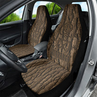 Kioranga Moriori New Zealand Car Seat Cover Kopi Rakau Carving Art LT14 - Polynesian Pride