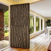 Kioranga Moriori New Zealand Door Cover Kopi Rakau Carving Art