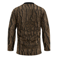 Kioranga Moriori New Zealand Hockey Jersey Kopi Rakau Carving Art