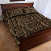 Kioranga Moriori New Zealand Quilt Bed Set Kopi Rakau Carving Art LT14 - Polynesian Pride