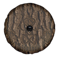 Kioranga Moriori New Zealand Spare Tire Cover Kopi Rakau Carving Art LT14 - Polynesian Pride