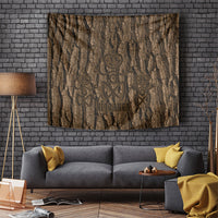 Kioranga Moriori New Zealand Tapestry Kopi Rakau Carving Art LT14 Brown - Polynesian Pride