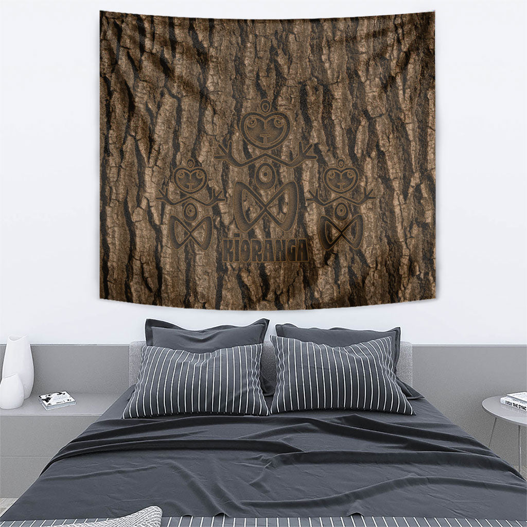 Kioranga Moriori New Zealand Tapestry Kopi Rakau Carving Art LT14 - Polynesian Pride