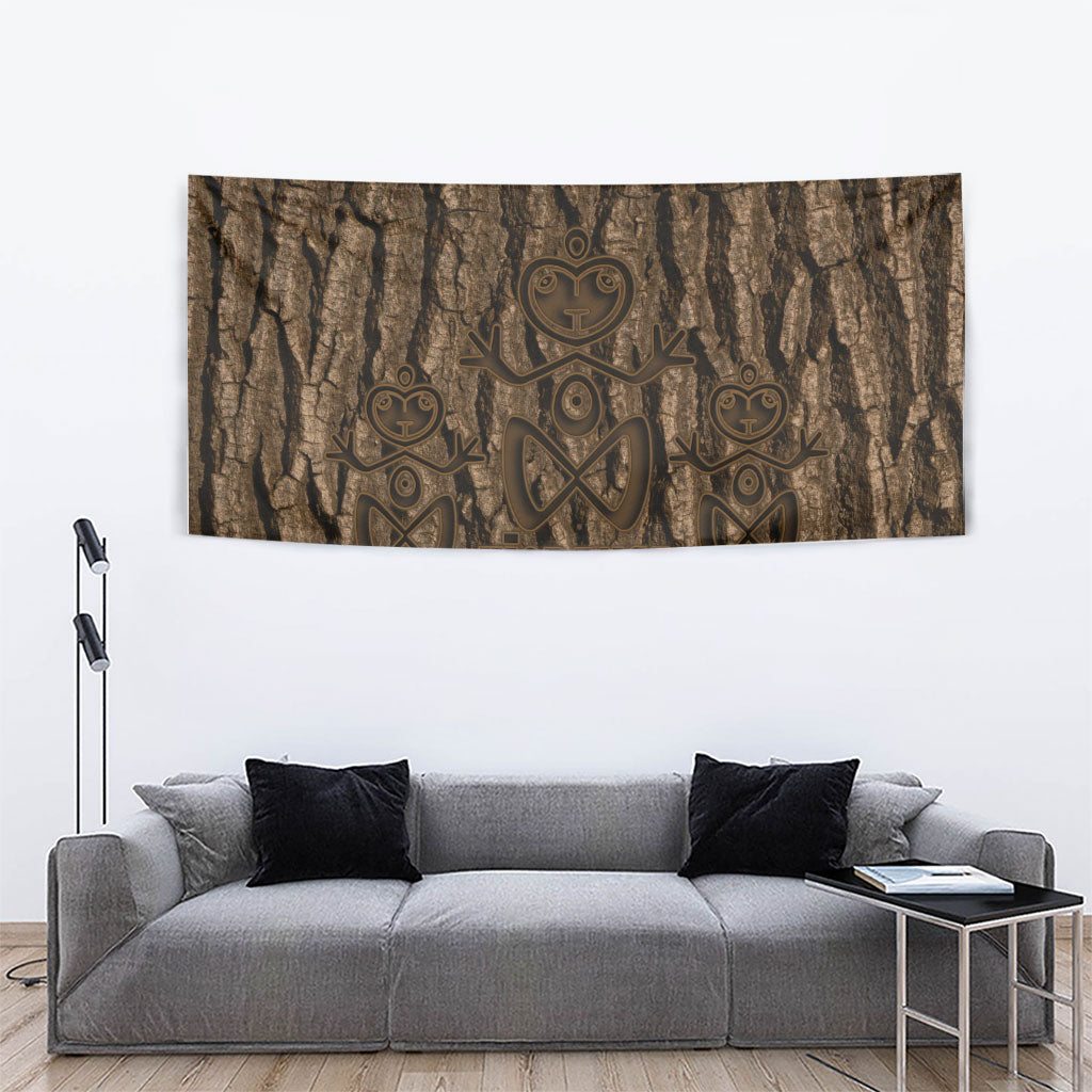 Kioranga Moriori New Zealand Tapestry Kopi Rakau Carving Art LT14 - Polynesian Pride