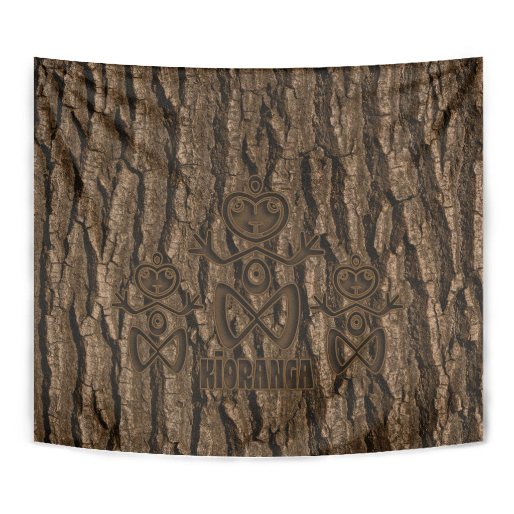 Kioranga Moriori New Zealand Tapestry Kopi Rakau Carving Art LT14 - Polynesian Pride