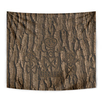 Kioranga Moriori New Zealand Tapestry Kopi Rakau Carving Art LT14 - Polynesian Pride