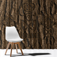Kioranga Moriori New Zealand Window Curtain Kopi Rakau Carving Art LT14 - Polynesian Pride