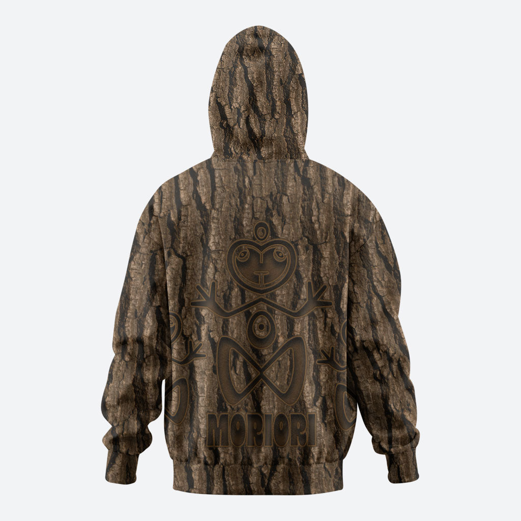 Kioranga Moriori New Zealand Zip Hoodie Kopi Rakau Carving Art LT14 - Polynesian Pride