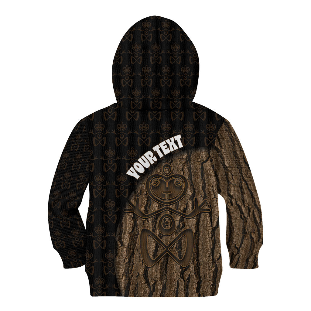 Moriori Kekoru New Zealand Personalised Kid Hoodie Kopi Rakau Carving Chatham Islands Map LT14 - Polynesian Pride