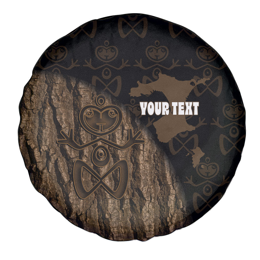 Moriori Kekoru New Zealand Personalised Spare Tire Cover Kopi Rakau Carving Chatham Islands Map LT14 - Polynesian Pride