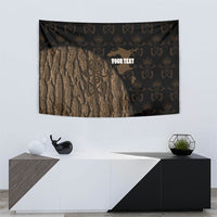 Moriori Kekoru New Zealand Personalised Tapestry Kopi Rakau Carving Chatham Islands Map LT14 - Polynesian Pride