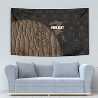 Moriori Kekoru New Zealand Personalised Tapestry Kopi Rakau Carving Chatham Islands Map LT14 - Polynesian Pride