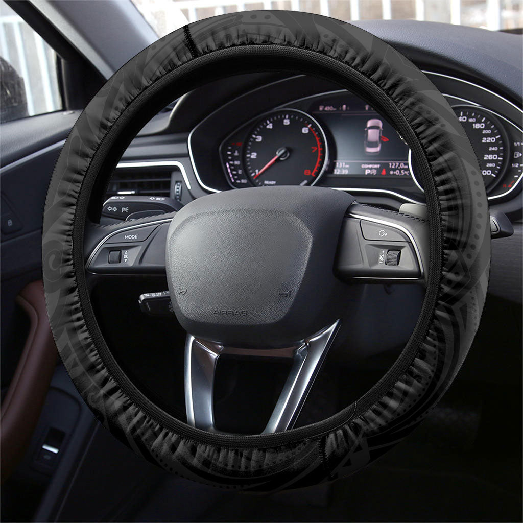New Zealand Australia Rugby Bledisloe 2026 Steering Wheel Cover Champion Trophy Maori Aboriginal Art LT14 - Polynesian Pride