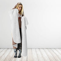 Swimming With Humpback Whales Season Tonga Hooded Blanket Tongan Tofuaa Ngatu Pattern Brown LT14 - Polynesian Pride