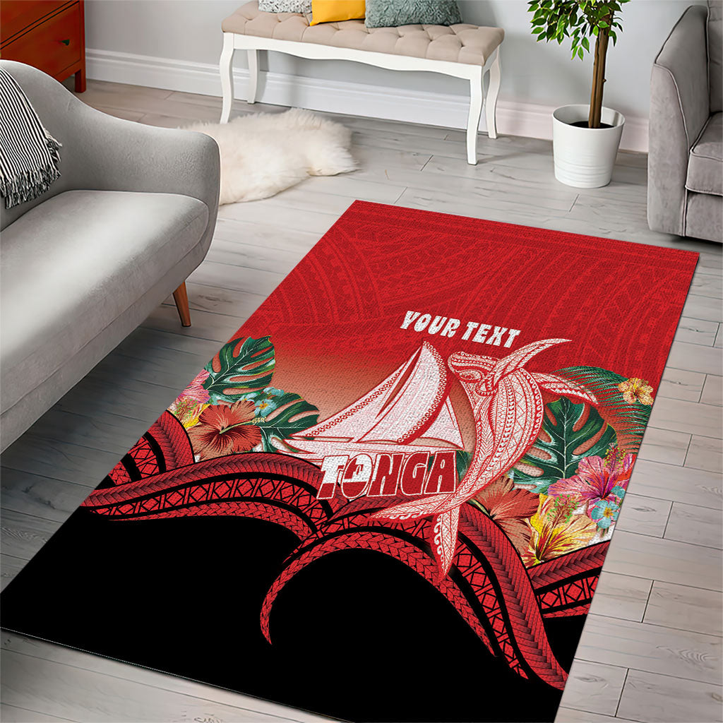 Vavau Sailing Festival Tonga Personalised Area Rug Humpback Whale Sailboat Tropical Vibes LT14 - Polynesian Pride