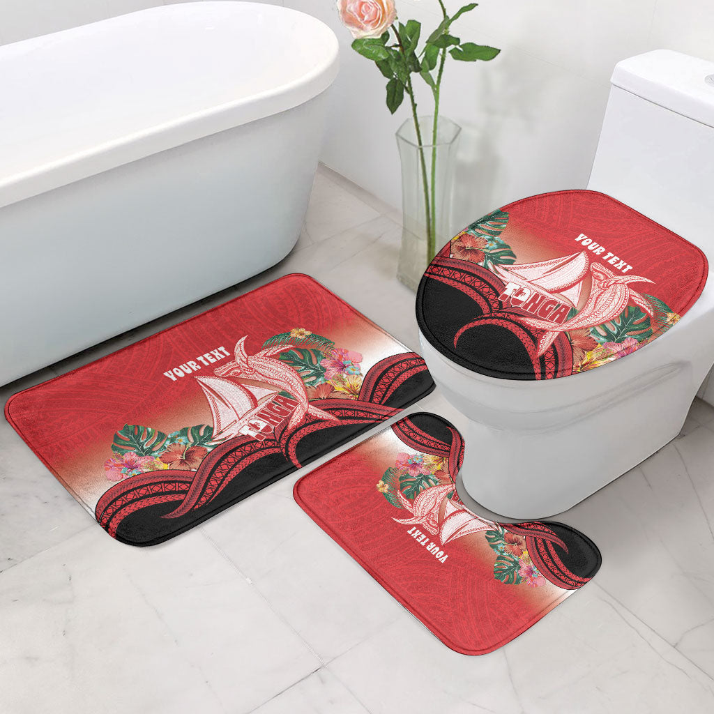 Vavau Sailing Festival Tonga Personalised Bathroom Set Humpback Whale Sailboat Tropical Vibes LT14 - Polynesian Pride