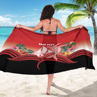 Vavau Sailing Festival Tonga Personalised Sarong Humpback Whale Sailboat Tropical Vibes LT14 - Polynesian Pride