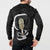 Black New Zealand Eel Button Sweatshirt Aotearoa Maori Tuna With Kotiate Weapon