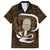 Gold New Zealand Eel Hawaiian Shirt Aotearoa Maori Tuna With Kotiate Weapon