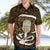 Gold New Zealand Eel Hawaiian Shirt Aotearoa Maori Tuna With Kotiate Weapon