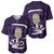 Purple New Zealand Eel Baseball Jersey Aotearoa Maori Tuna With Kotiate Weapon