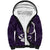 Purple New Zealand Eel Sherpa Hoodie Aotearoa Maori Tuna With Kotiate Weapon