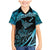 New Zealand Stingray Family Matching Mermaid Dress and Hawaiian Shirt Aotearoa Whai With Maori Paua Shell