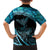 New Zealand Stingray Family Matching Off Shoulder Short Dress and Hawaiian Shirt Aotearoa Whai With Maori Paua Shell