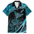 New Zealand Stingray Family Matching Puletasi and Hawaiian Shirt Aotearoa Whai With Maori Paua Shell