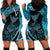 New Zealand Stingray Hoodie Dress Aotearoa Whai With Maori Paua Shell