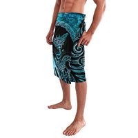 New Zealand Stingray Lavalava Aotearoa Whai With Maori Paua Shell LT14 - Polynesian Pride