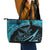 New Zealand Stingray Leather Tote Bag Aotearoa Whai With Maori Paua Shell