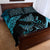 New Zealand Stingray Quilt Bed Set Aotearoa Whai With Maori Paua Shell