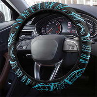 New Zealand Stingray Steering Wheel Cover Aotearoa Whai With Maori Paua Shell LT14 - Polynesian Pride