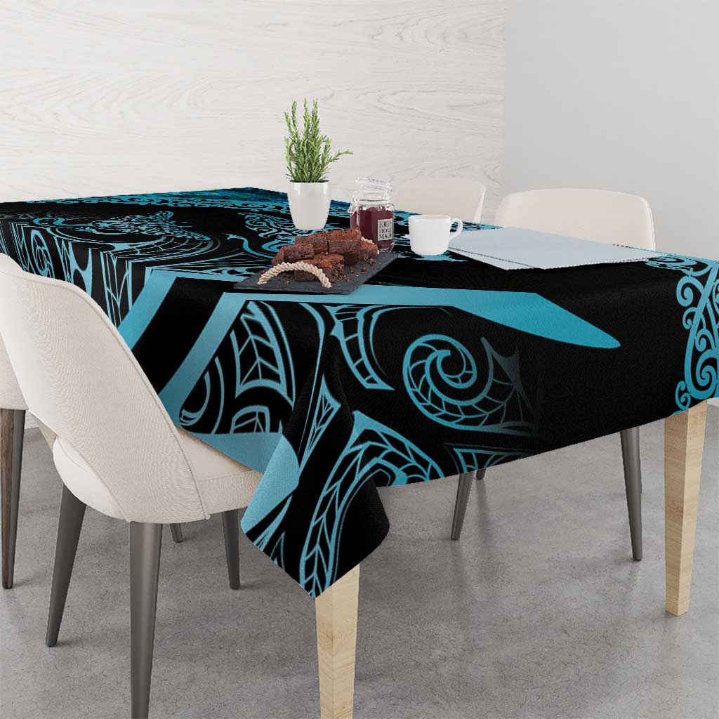 New Zealand Stingray Tablecloth Aotearoa Whai With Maori Paua Shell LT14 - Polynesian Pride