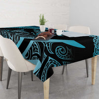 New Zealand Stingray Tablecloth Aotearoa Whai With Maori Paua Shell LT14 - Polynesian Pride