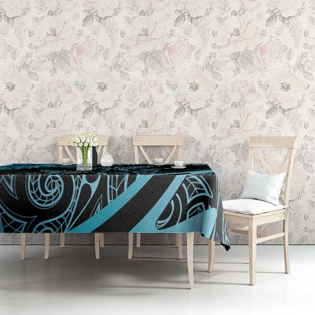 New Zealand Stingray Tablecloth Aotearoa Whai With Maori Paua Shell LT14 - Polynesian Pride