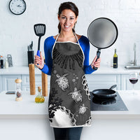 Black Coral Hawaii Apron Ekaha Ku Moana Honu Sea Turtle LT14 - Polynesian Pride