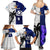 Fiji And Scotland Rugby Family Matching Summer Maxi Dress and Hawaiian Shirt Fijian Tapa Pattern With Thistle LT14 - Polynesian Pride