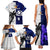 Fiji And Scotland Rugby Family Matching Tank Maxi Dress and Hawaiian Shirt Fijian Tapa Pattern With Thistle LT14 - Polynesian Pride