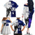 Custom Fiji And Scotland Rugby Family Matching Off Shoulder Long Sleeve Dress and Hawaiian Shirt Fijian Tapa Pattern With Thistle LT14 - Polynesian Pride