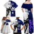 Custom Fiji And Scotland Rugby Family Matching Off Shoulder Maxi Dress and Hawaiian Shirt Fijian Tapa Pattern With Thistle LT14 - Polynesian Pride