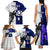 Custom Fiji And Scotland Rugby Family Matching Tank Maxi Dress and Hawaiian Shirt Fijian Tapa Pattern With Thistle LT14 - Polynesian Pride