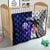 Custom Fiji And Scotland Rugby Quilt Fijian Tapa Pattern With Thistle LT14 - Polynesian Pride