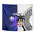 Custom Fiji And Scotland Rugby Tapestry Fijian Tapa Pattern With Thistle LT14 - Polynesian Pride