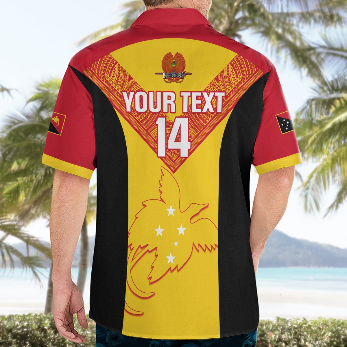 Custom Papua New Guinea Rubgby Hawaiian Shirt Pacific 2023 Go PNG Kumuls LT14 - Polynesian Pride